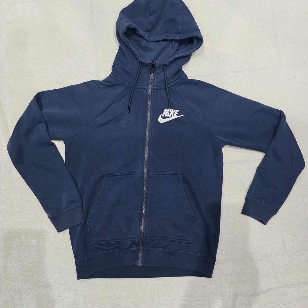 Nike Dark Blue Full Zip Hoodie Women’s XS